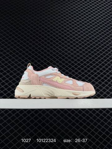 New Balance PV878 Pink White Cream Yellow 26-37 Sneaker Women s BS-82671