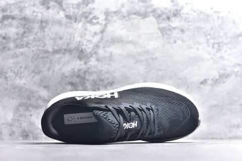 HOKA Rincon 4 Black White Grey Running Shoe Running Sneakers (BS-59407)