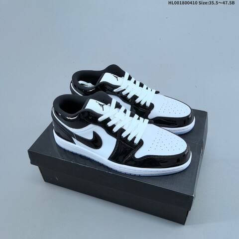Jordan Air Jordan 1 Low Concord White Black EU 35 5-47 5 Basketball - Unisex (BS-66256)