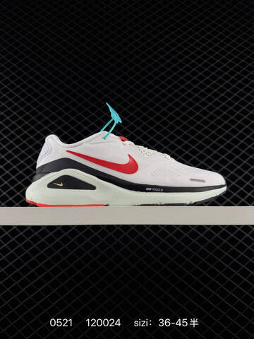 Nike Air Zoom Structure 26 White Red Black Light Green EU 36-45 Running - Unisex (BS-71330)