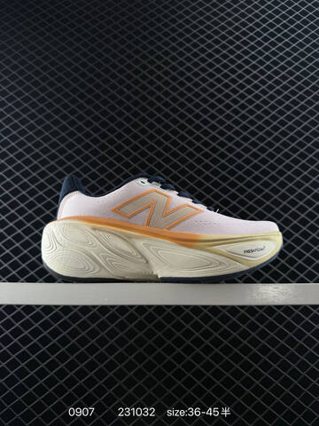 New Balance Fresh Foam X More V5 Black Off White Silver EU 36-45 Running Shoe - Unisex (BS-82862)