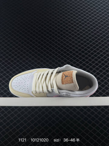 Jordan Air Jordan 1 Low White Beige Pink Light Blue Grey EU 36-46 Sneaker - Unisex BS-80218