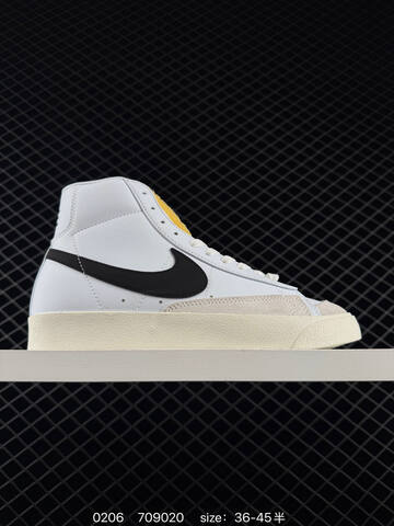 Nike Blazer Mid 77 Vintage Black White Sail EU 36-45 Casual - Unisex (BS-72802)