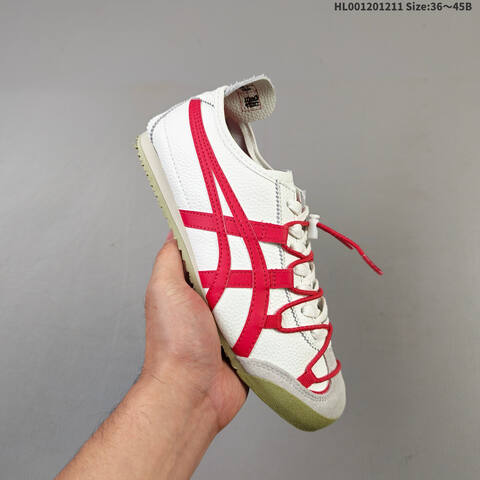 Onitsuka Tiger Mexico 66 White Red Orange EU 36-45 Sneaker Casual Sneakers - Unisex BS-69167