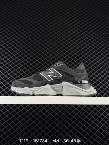 New Balance 9060 Dark Grey Black White EU 36-45 Sneaker - Unisex (BS-82467)