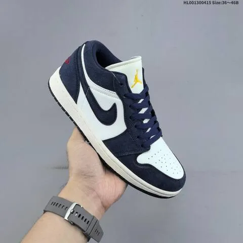Jordan Air Jordan 1 Low Obsidian White EU 36-46 Basketball - Unisex BS-66180