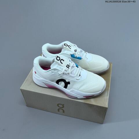 On Running THE ROGER Pro Pink Orange Black White Purple EU 36-45 Tennis Shoe Casual Sneakers - Unisex (BS-69515)