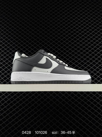 Nike Air Force 1 07 White Gray EU 36-45 Casual - Unisex (BS-71800)