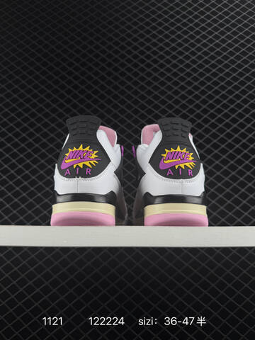 Jordan Air Jordan 4 Retro OG White Grey Black Purple Pink EU 36-47 Basketball Shoe - Unisex BS-80220