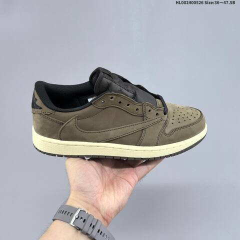 Jordan Air Jordan 1 Low Travis Scott brown/black/cream 36~47.5B lifestyle