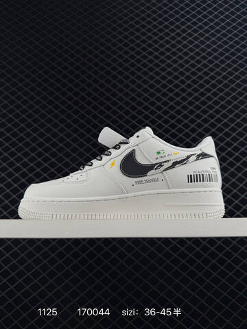 Nike Air Force 1 07 LV8 White Black EU 36-45 Lifestyle - Unisex (BS-74004)