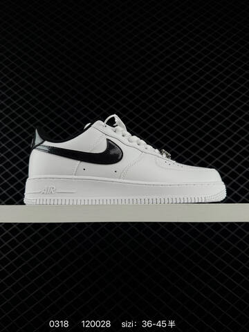 Nike Air Force 1 07 White Black EU 36-45 Lifestyle - Unisex (BS-72616)