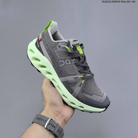 On Cloudsurfer Trail Light Blue Dark Grey Cream Black EU 36-45 Trail Shoe Trail Running Sneakers - Unisex (BS-69510)