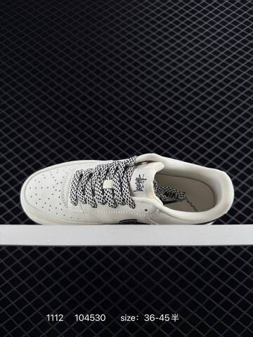Nike Air Force 1 Low 07 White Black EU 36-45 5 Casual - Unisex (BS-74245)