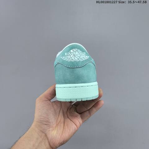 Nike Air Jordan 1 Low OG Washed Team Teal Blue-green 35 5 47 5 Casual - Unisex (BS-67244)