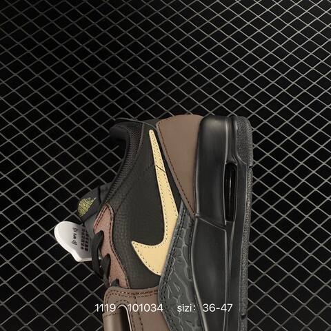 Jordan Air Jordan Legacy 312 Low Black Brown Pale Yellow EU 36-47 Basketball Shoe - Unisex BS-80241