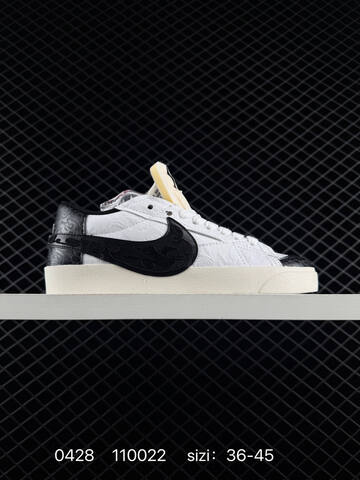 Nike Blazer Low 77 Jumbo DN2158-101 White Black EU 36-45 Lifestyle - Unisex (BS-71797)