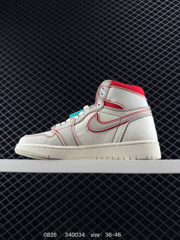 Jordan Air Jordan 1 Retro High DZ5485-010 Sail Red White EU 36-46 Basketball Shoe - Unisex BS-80830