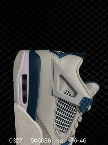 Jordan Air Jordan 4 Retro Off White Grey Blue White EU 36-46 Basketball Shoe - Unisex (BS-79594)