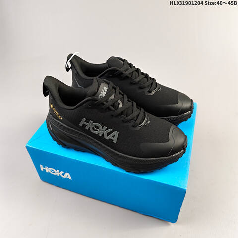 HOKA ONE ONE Challenger ATR 7 GTX Black Gum Brown EU 40-45 Trail Shoe Trail Running Sneakers - Men's (BS-69438)