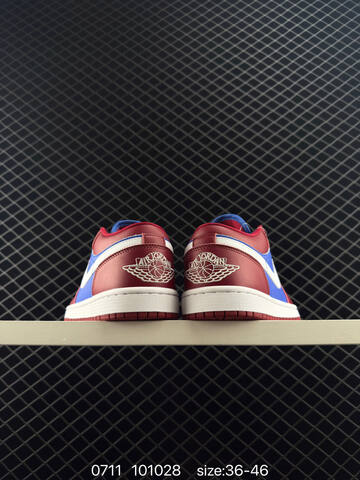 Jordan Air Jordan 1 Low Red Blue White EU 36-46 Sneaker - Unisex BS-81078