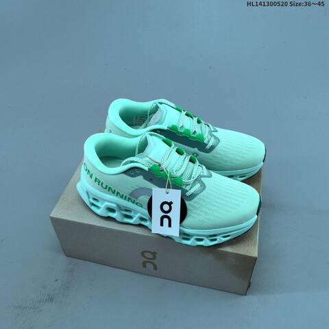On Cloudmonster 3 Grey White Lime Mint Green EU 36-45 Running Shoe Running Sneakers - Unisex (BS-69534)