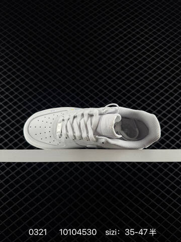 Nike Air Force 1 07 CW2288-111 White With Blue Yellow Graphic Accents EU 35-47 5 Lifestyle - Unisex (BS-72539)