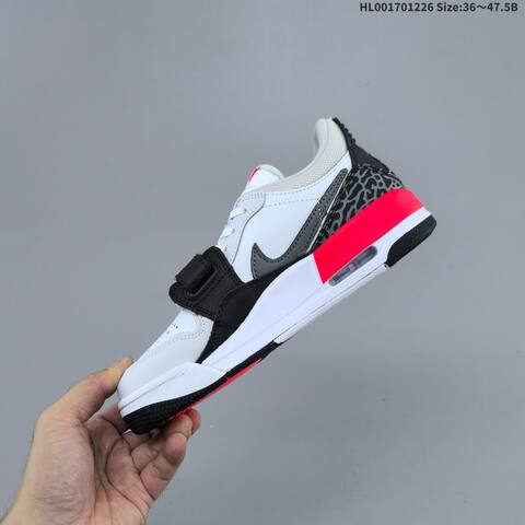 Jordan Air Jordan Legacy 312 Low White Black Grey Red 36 47 5 Basketball - Unisex (BS-67263)