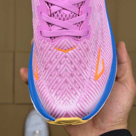 HOKA Clifton 9 Pink Blue White Yellow Orange Running Shoe Running Sneakers (BS-86868)