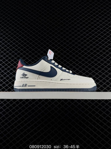 Nike Air Force 1 Low Off White Black Navy Red Brown EU 36-45 Skate - Unisex BS-69865