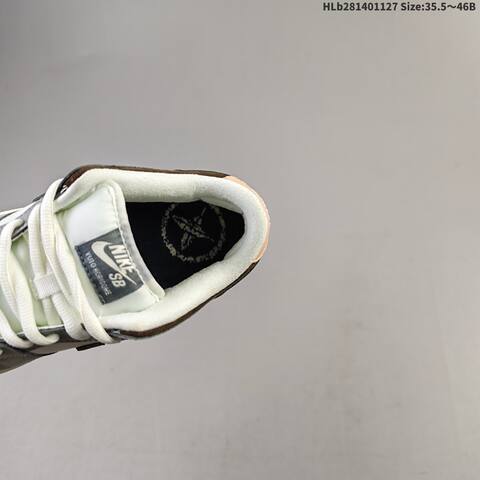 Nike SB Dunk Low Off White Grey Brown Pink EU 35 5-46 Skate Shoe - Unisex BS-63011