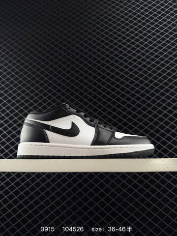 Jordan Air Jordan 1 Low White Black EU 36-46 Skate Shoe - Unisex BS-80703