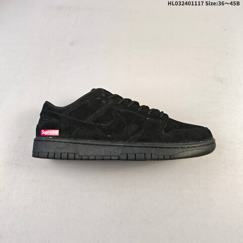 Nike SB Dunk Low Retro DIY Black EU 36-45 Skate Shoe Unisex BS-63592