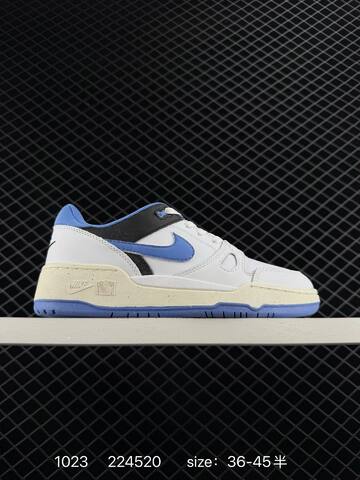 Nike Full Force Low IB4612-131 White Black EU 36-45 Casual - Unisex (BS-74642)