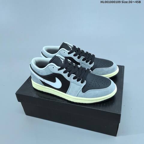 Jordan Air Jordan 1 Low Light Smoke Grey Black White EU 36-45 casual