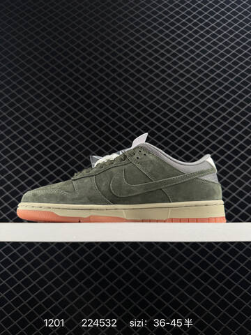 Nike SB Dunk Low Pro HJ0367-200 Olive Green Grey Sail Coral EU 36-45 5 Skate - Unisex (BS-73906)