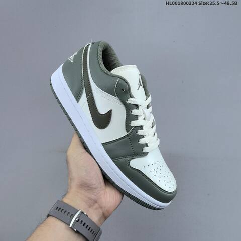 Air Jordan 1 Low Vintage Lichen AIR JORDAN 1 Aj1 Lifestyle BS-66454