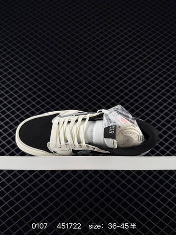 Jordan Air Jordan 1 Low Off White Black Grey EU 36-45 Sneaker - Unisex BS-79883