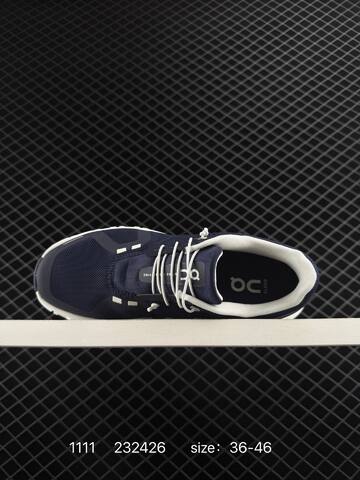 On Cloud 5 Navy Blue White 36-46 Running Shoe Running Sneakers - Unisex (BS-85469)