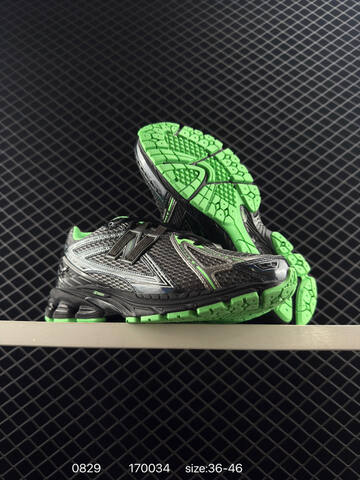 New Balance 1906R Black Silver Neon Green EU 36-46 Running Shoe - Unisex (BS-82899)