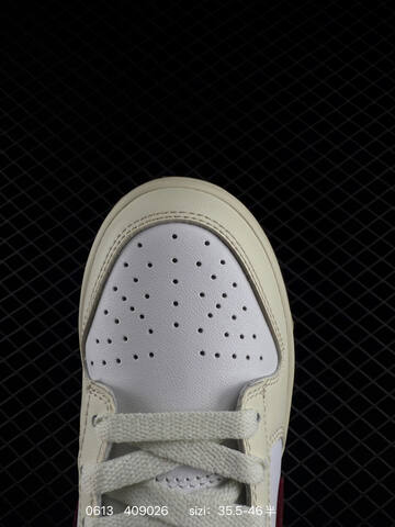 Nike Dunk Low Cream White Dark Red Pink Black EU 35 5-46 Skate - Unisex BS-70805