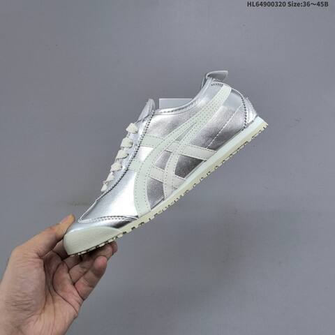 Onitsuka Tiger Mexico 66 Silver Off White Cream EU 36-45 Sneaker Casual Sneakers - Unisex (BS-68984)