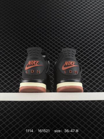 Jordan Air Jordan 4 Retro London Black Rust Brown Cream Grey EU 36-47 Basketball Shoe - Unisex BS-80286