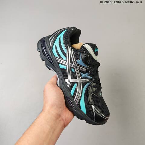 ASICS GEL-SEKIRAN 1203A711-003 Black Turquoise Silver EU 36-47 Running Shoe Running Sneakers - Unisex (BS-69179)