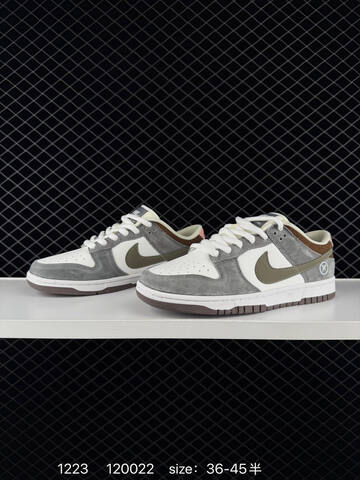 Nike Yuto Horigome x SB Dunk Low FQ1180-001 Wolf Grey White Brown Olive Pink EU 36-45 Skate - Unisex (BS-73547)