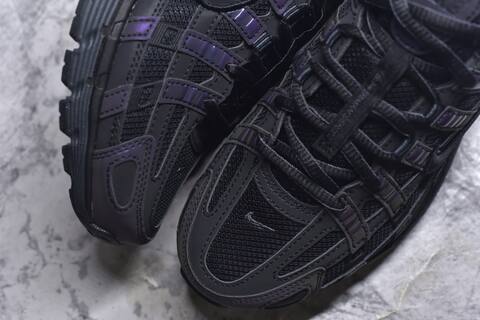 Nike P-6000 Black Iridescent Purple Volt Running Shoe BS-59669