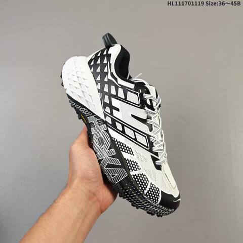 HOKA ONE ONE Speedgoat 2 White Black EU 36-45 Trail Shoe Trail Running Sneakers - Unisex (BS-69465)