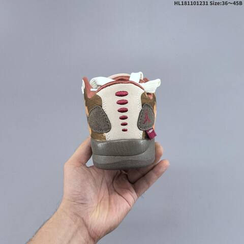 Jordan Session CNY Grey Beige Maroon White 36-45B Lifestyle - Women's (BS-67158)