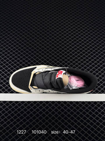 Jordan Air Jordan 1 Low OG Fragment Design x Travis Scott Off White Black Cream Red EU 40-47 Sneaker - Men s BS-79976