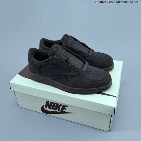 Travis Scott x Air Jordan 1 Low Velvet Brown AIR JORDAN 1 Aj1 Lifestyle BS-67310